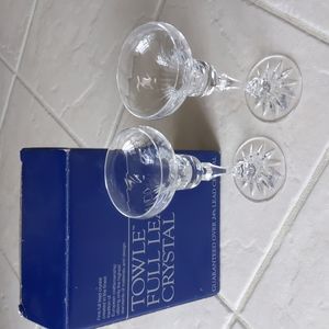 🌟Host pick 🌟Vintage Towel Lead Crystal Candle Holders